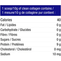 Clean Collagen, Unflavored Hydrolyzed Bovine Collagen Powder