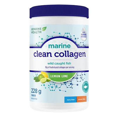 clean collagen marine lemon lime