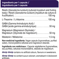 Genuine Health Deep Sleep with Reishi Mushroom, Vegan, Gluten Free, Soy Free, Non GMO, 60 Count Capsules