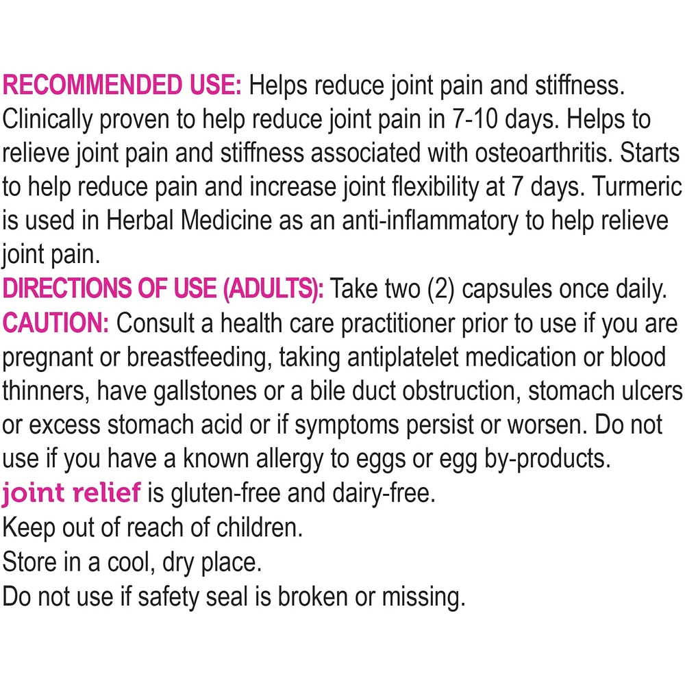 fast joint care with NEM® & turmeric