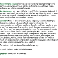 greens+ original unsweetened natural