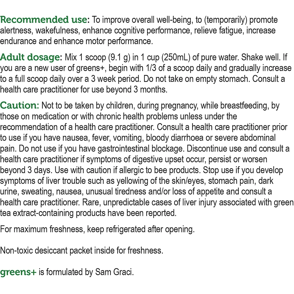 greens+ original tropical fruit