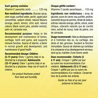 Vitamin C 125 mg Orange • Peach • Lemon