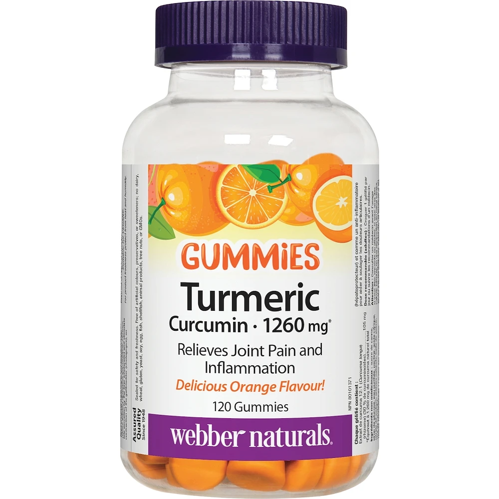 Turmeric Curcumin 1260 mg Orange