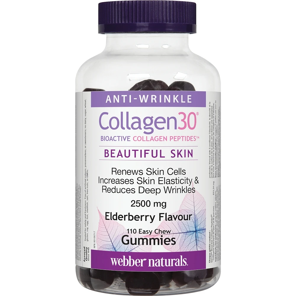 Collagen30® Bioactive Collagen Peptides™ 2500 mg Elderberry