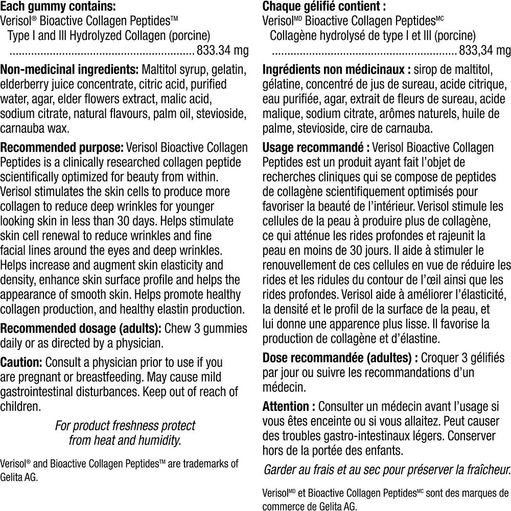 Collagen30® Bioactive Collagen Peptides™ 2500 mg Elderberry
