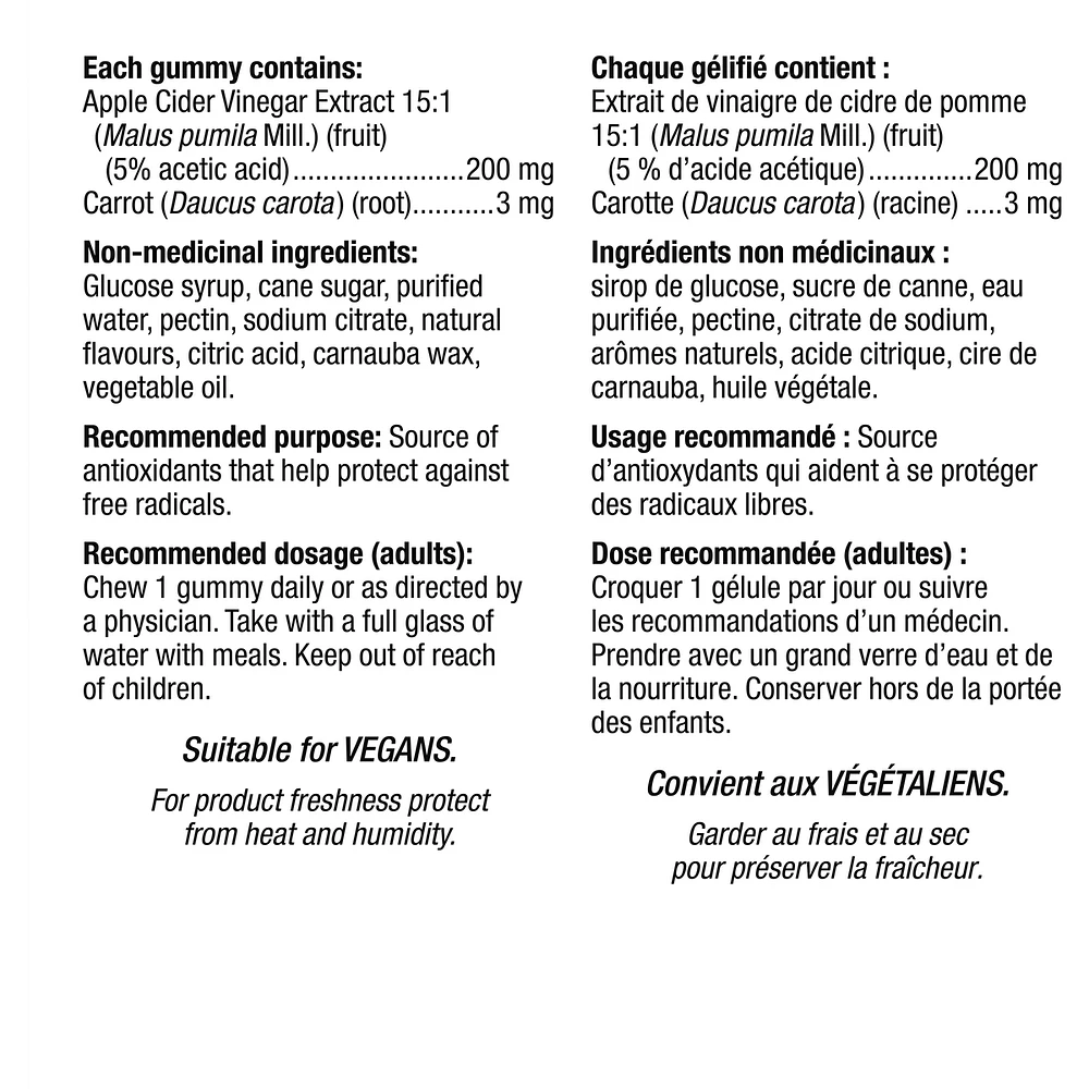 Apple Cider Vinegar Apple Flavour