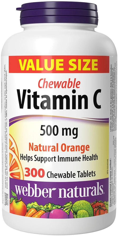 Chewable Vitamin C Natural Orange