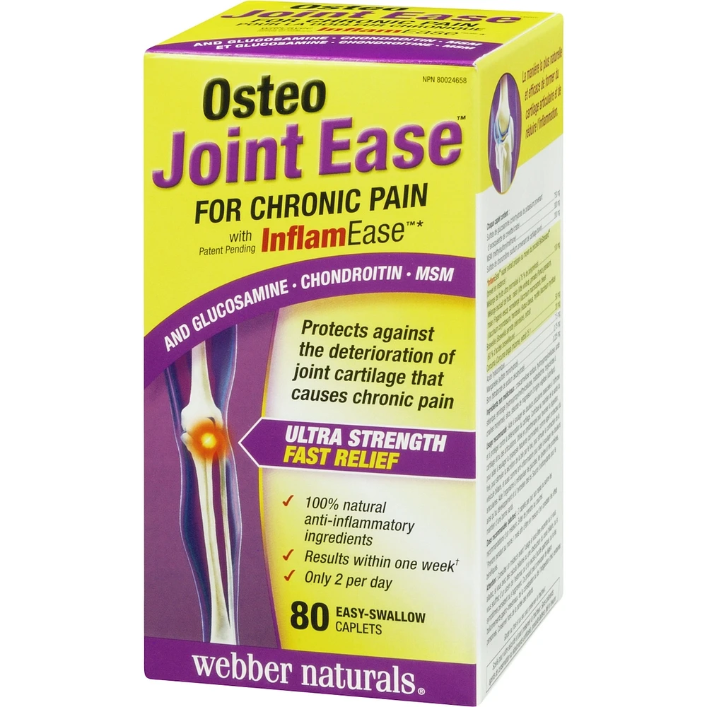 Osteo Joint Ease® with InflamEase® and Glucosamine Chondroitin MSM