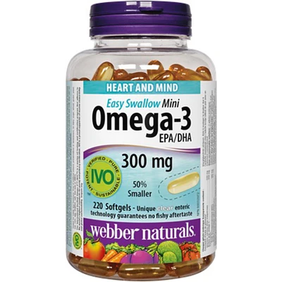 Omega-3 Mini Easy Swallow 300 mg EPA/DHA