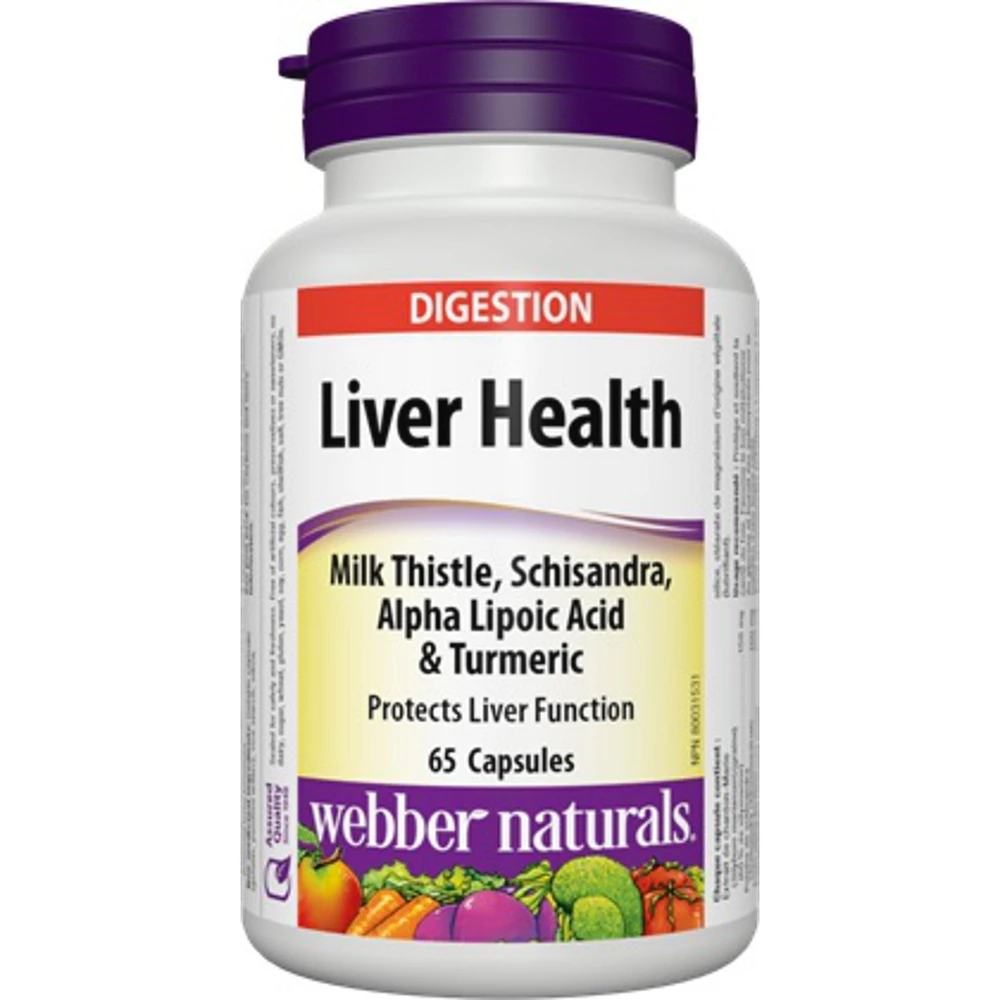 Liver Health Milk Thistle, Schisandra, Alpha Lipoic Acid & Turmeric