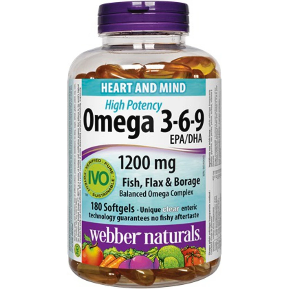 Omega 3-6-9 High Potency Fish