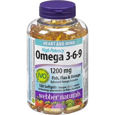Omega 3-6-9 High Potency Fish