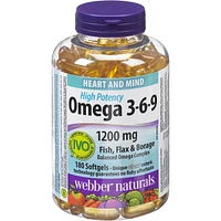 Omega 3-6-9 High Potency Fish