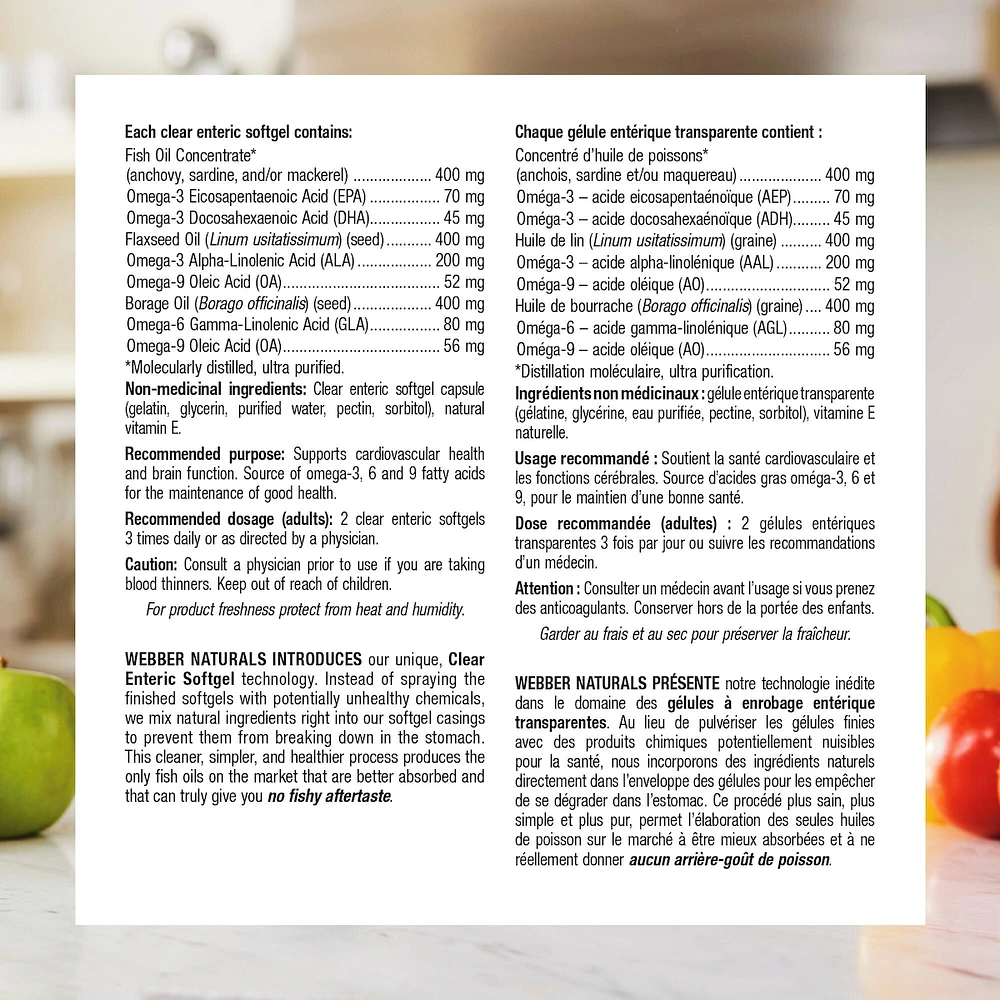 Omega 3-6-9 High Potency Fish