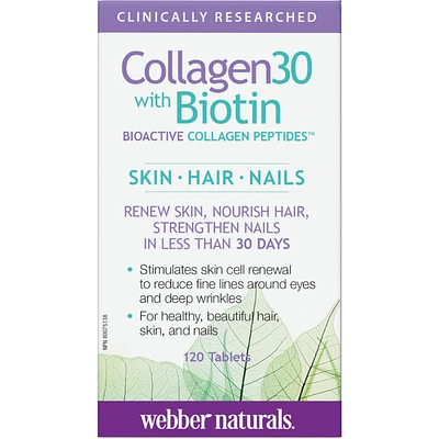Collagen30® with Biotin Bioactive Collagen Peptides