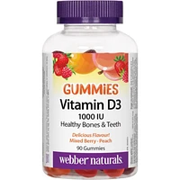 Vitamin D3 1000 IU Mixed Berry · Peach