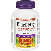 Blueberry 36:1 Concentrate 500 mg