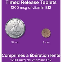 Timed-Release Vitamin B12 1200 mcg