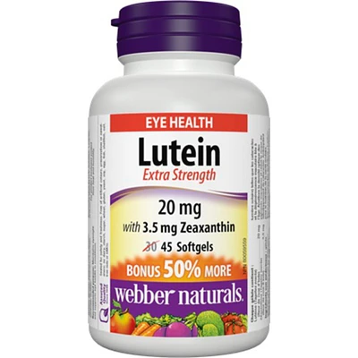 Lutein Extra Strength  20 mg with 3.5 mg Zeaxanthin