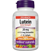Lutein Extra Strength  20 mg with 3.5 mg Zeaxanthin