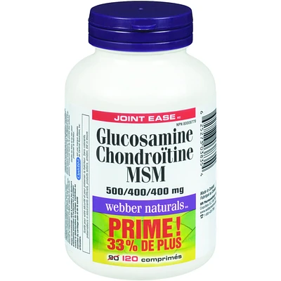 Glucosamine Chondroitin MSM Double Strength 500/400/400 mg