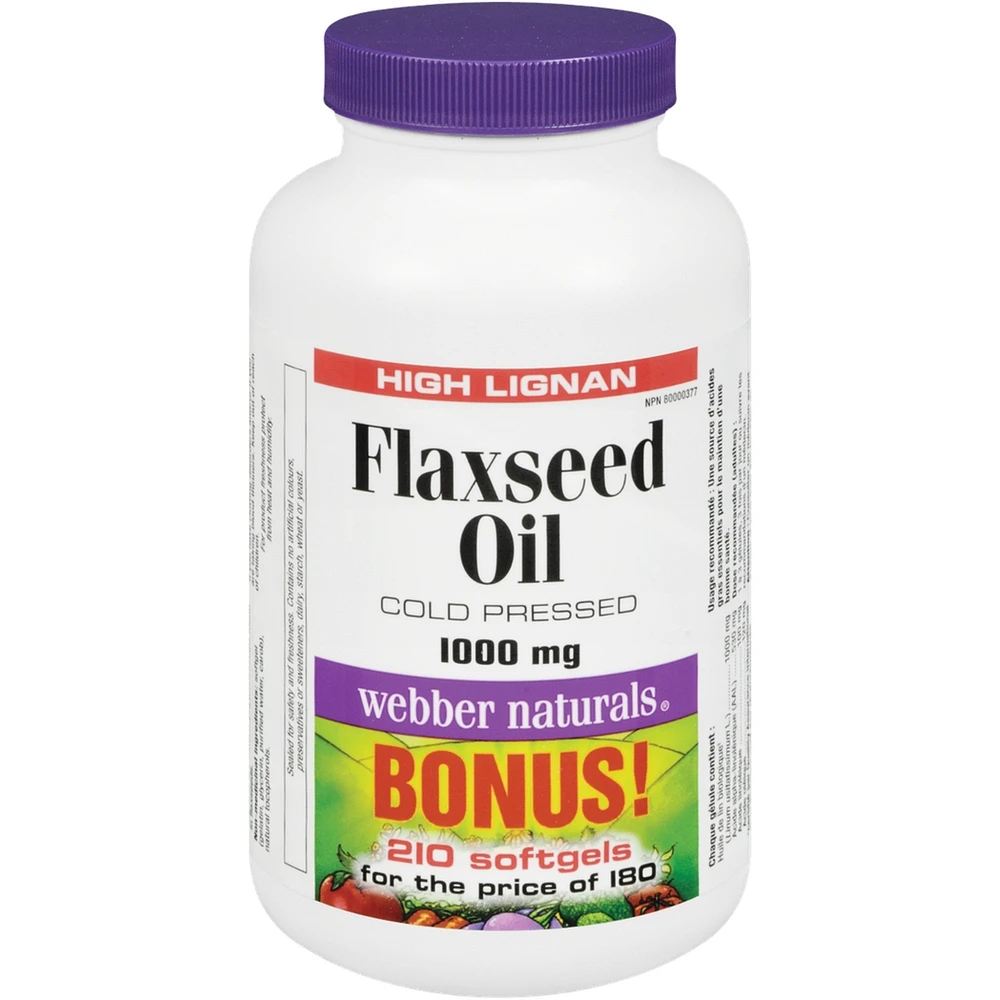 Flaxseed Oil Cold Pressed 1000 mg