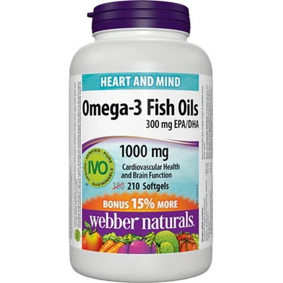 Omega-3 Fish Oils 300 mg EPA/DHA 1000 mg