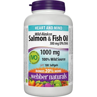Wild Alaskan Salmon & Fish Oil 300 mg EPA/DHA 1000 mg