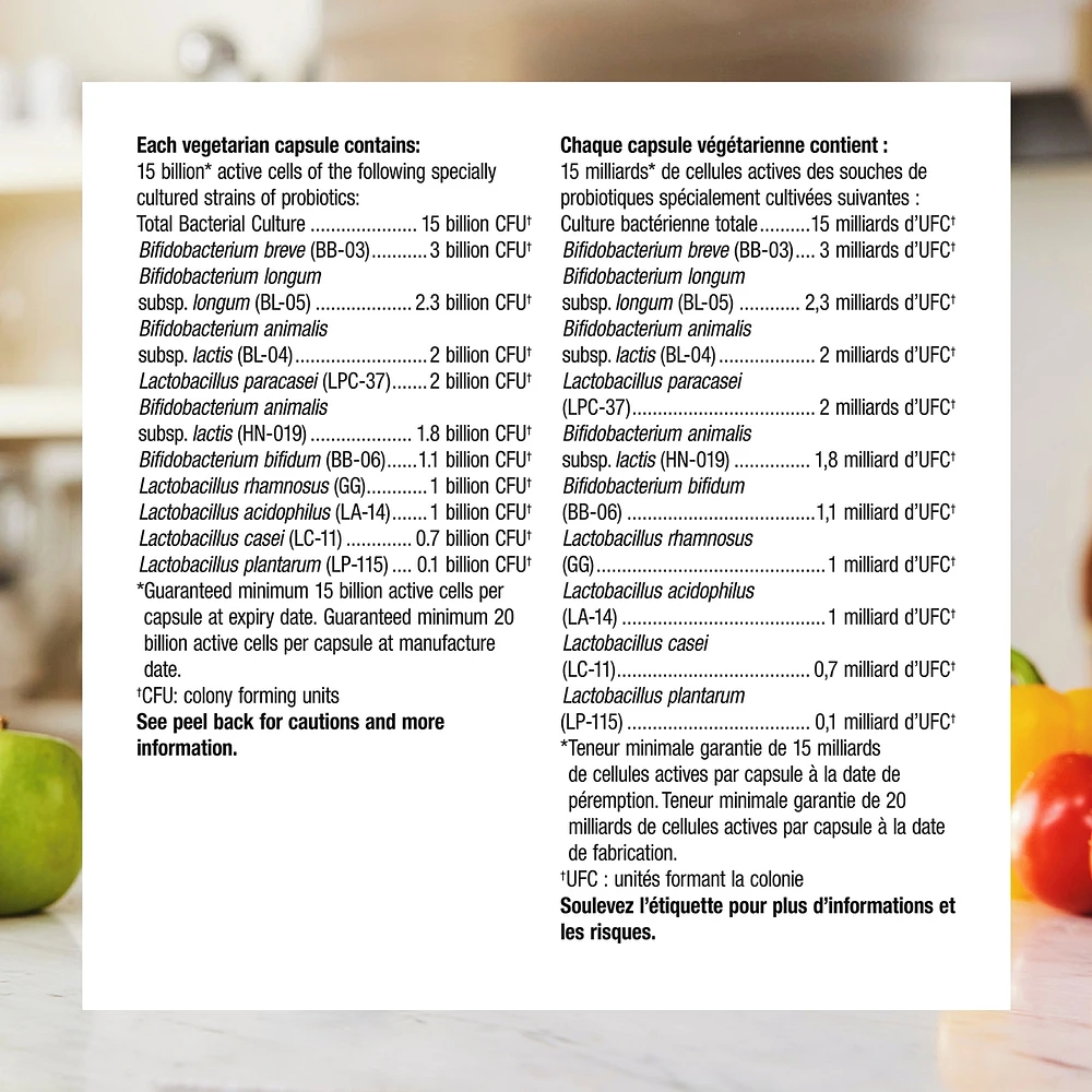 Adult 50+ Probiotic 15 Billion