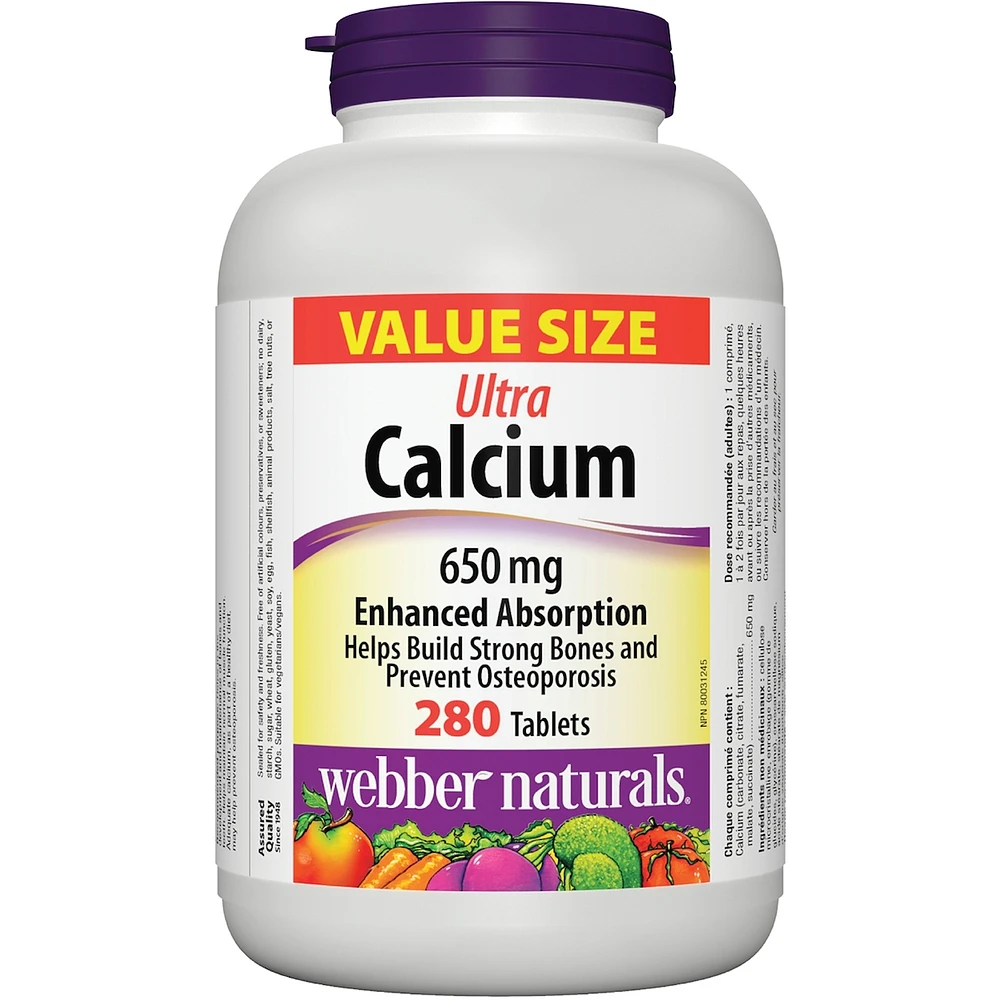 Ultra Calcium Enhanced Absorption 650 mg