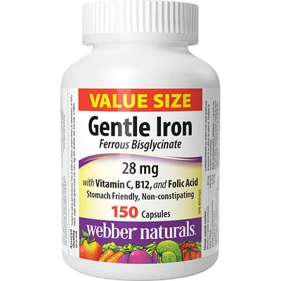 Gentle Iron with Vitamin C, B12, and Folic Acid