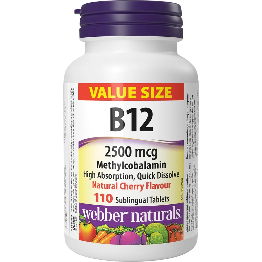 Vitamin B12 Methylcobalamin 2500 mcg