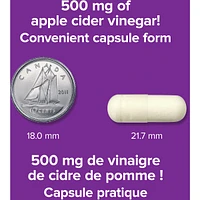 Vinaigre de cidre de pommes 500 mg
