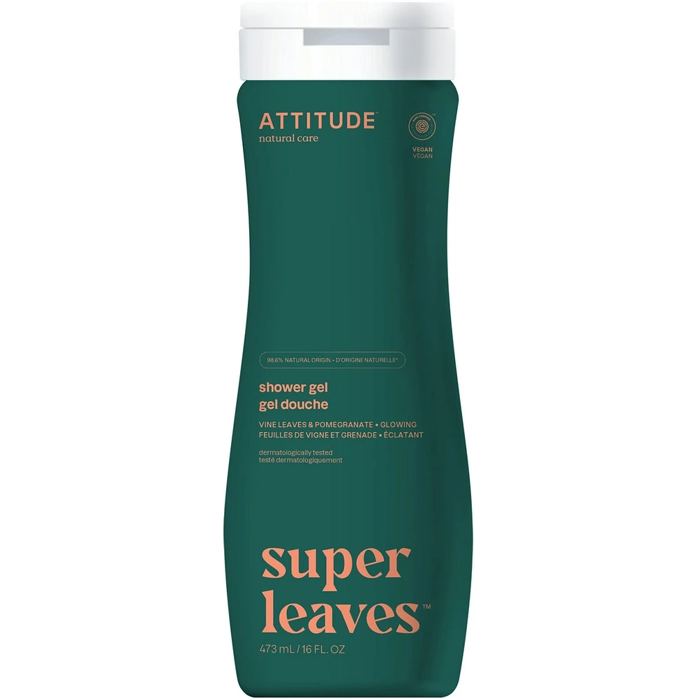 Super Leaves Body Wash - glowing