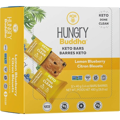 Keto Bar Lemon Blueberry 12 x 40g