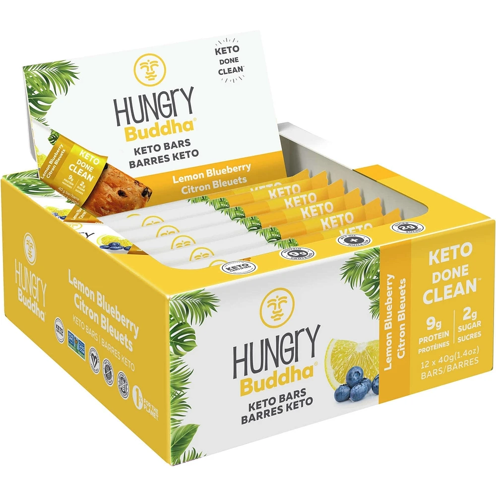 Keto Bar Lemon Blueberry 12 x 40g