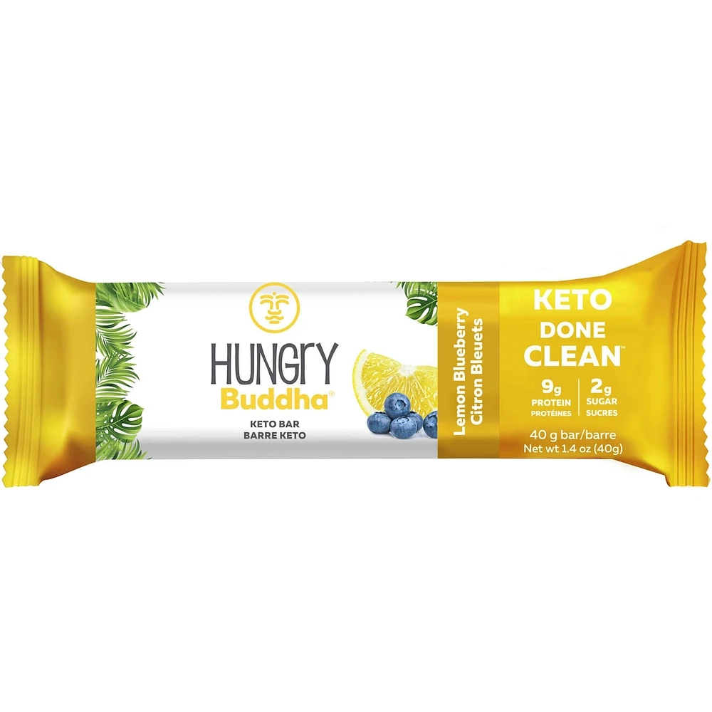 Keto Bar Lemon Blueberry 12 x 40g