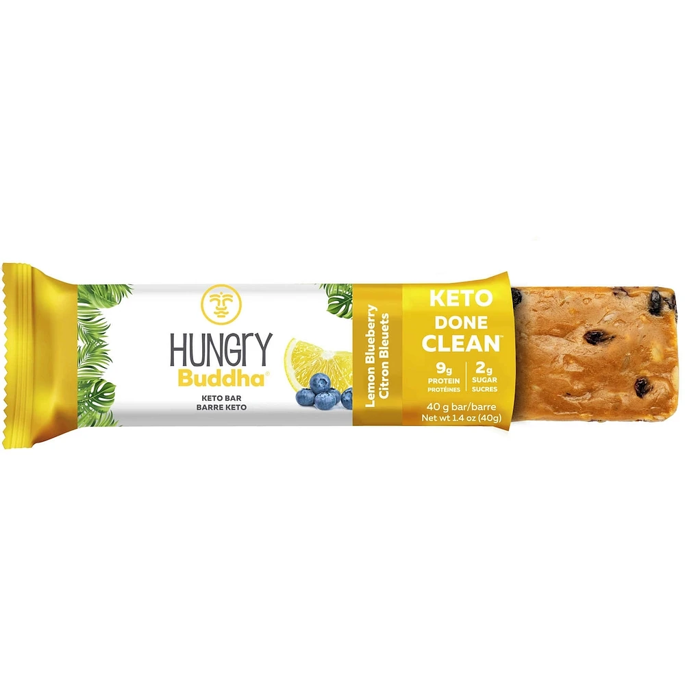 Keto Bar Lemon Blueberry 12 x 40g