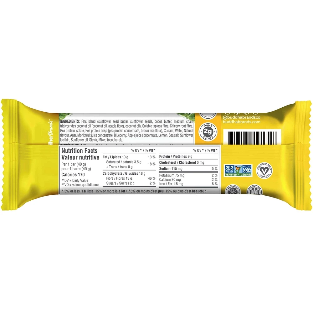 Keto Bar Lemon Blueberry 12 x 40g