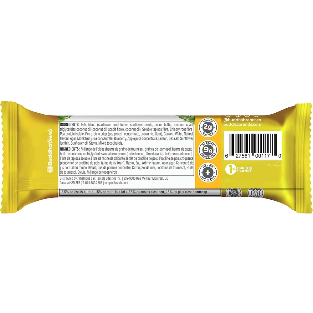 Keto Bar Lemon Blueberry 12 x 40g