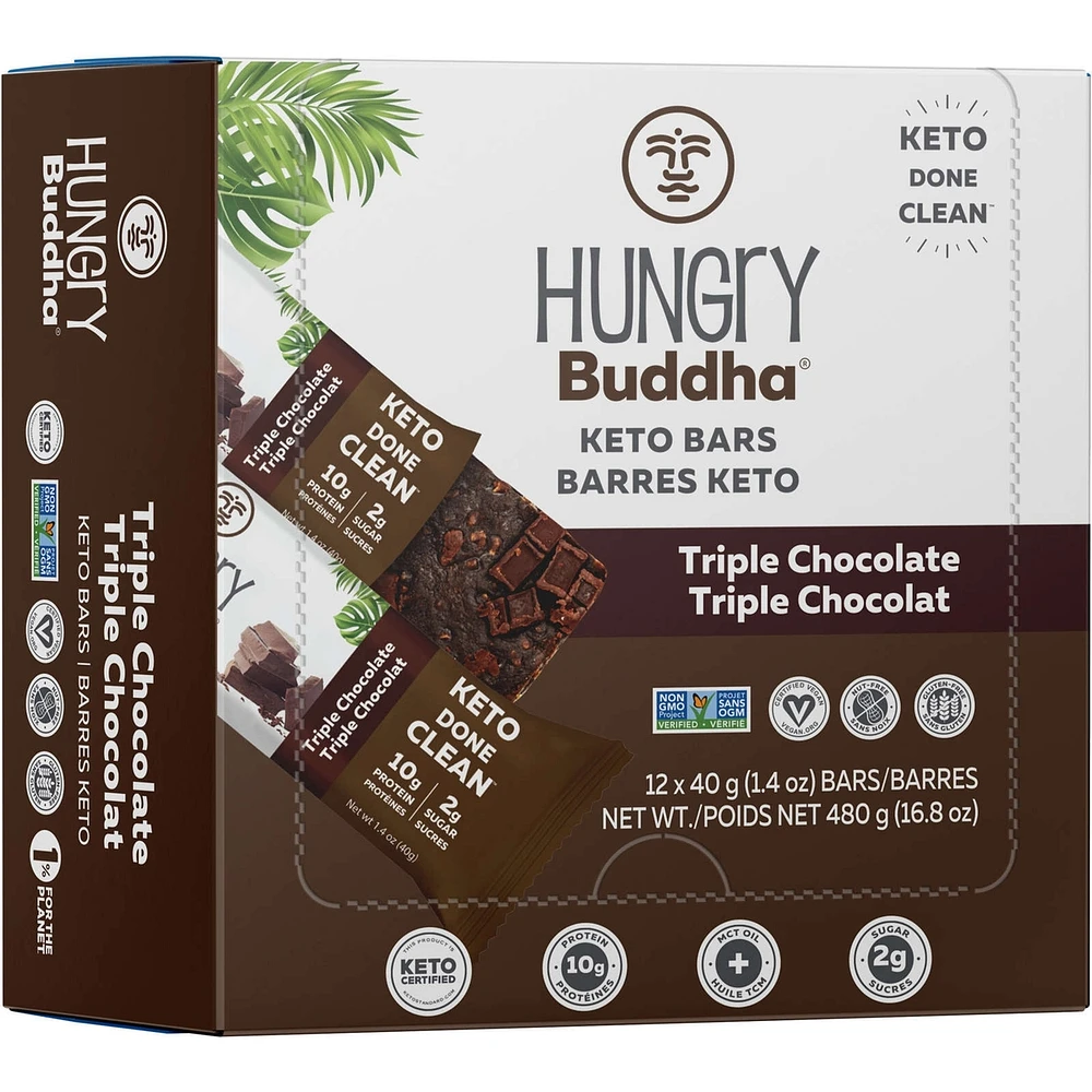 Keto Bar Triple Chocolate 12 x 40g