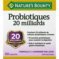 Probiotic, 20 Billion Live Probiotic Cultures