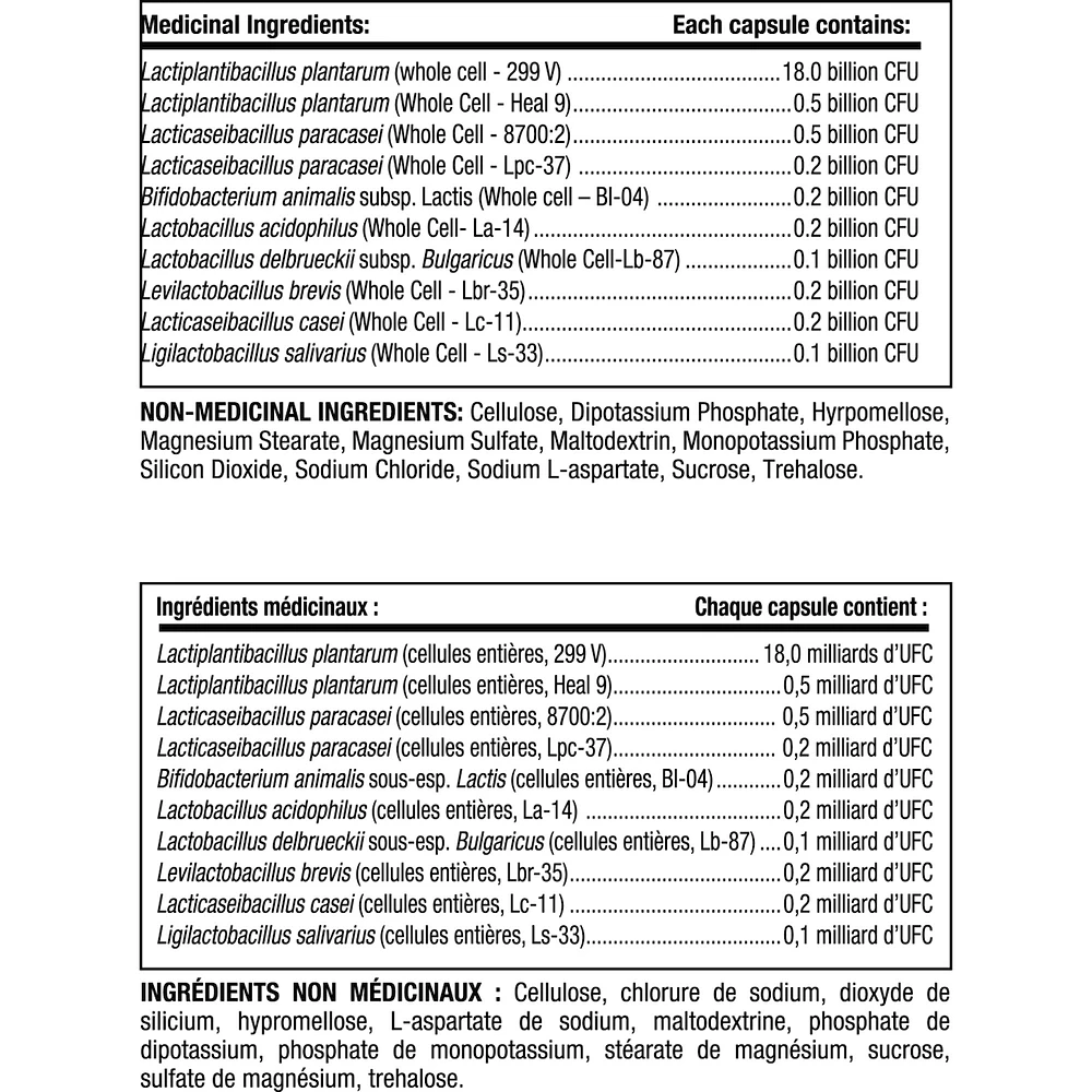 Probiotic, 20 Billion Live Probiotic Cultures
