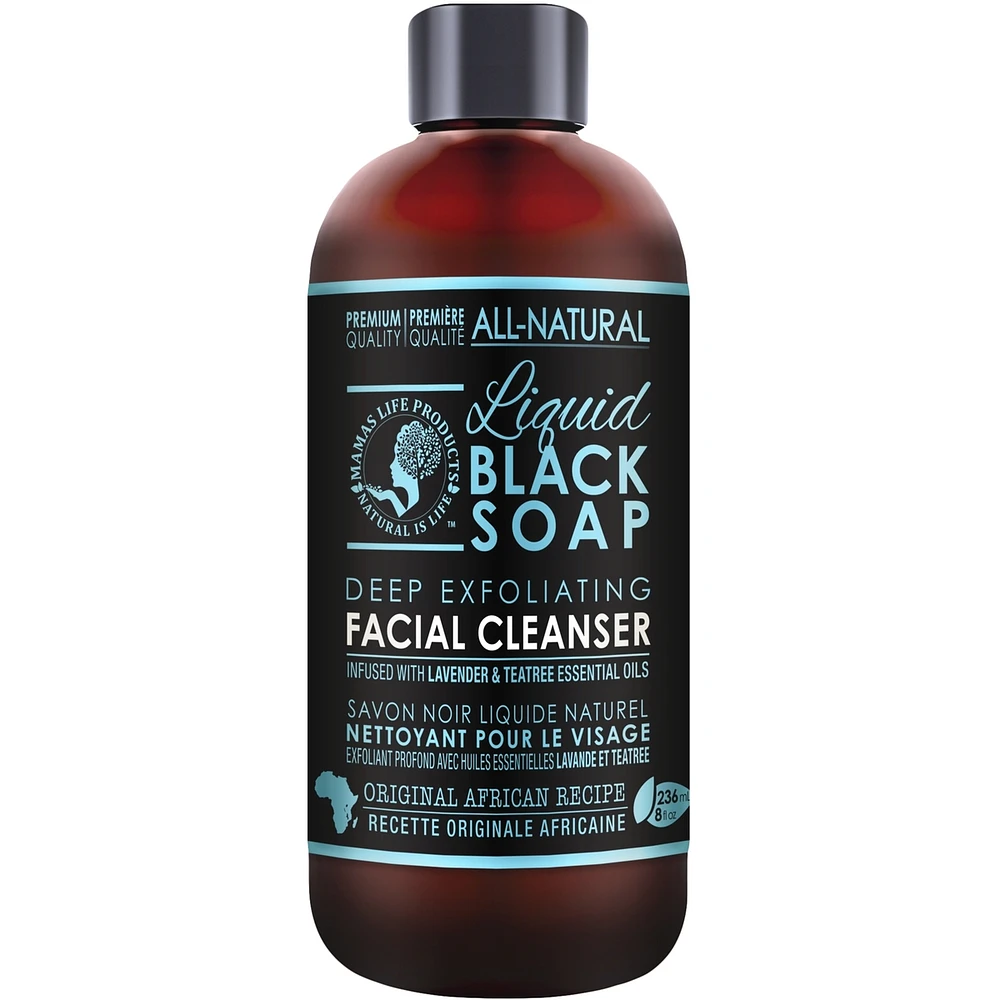 Liquid Black Soap Facial Cleanser