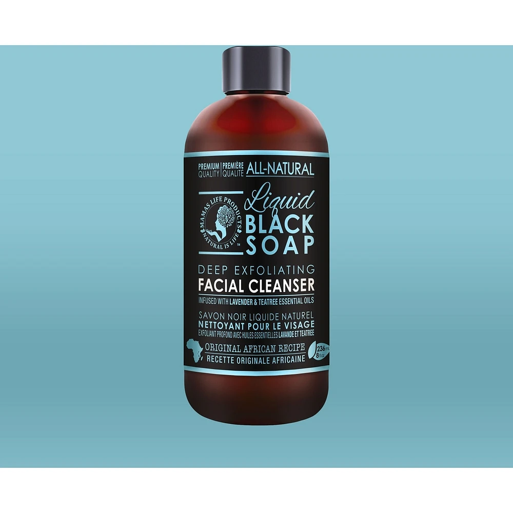 Liquid Black Soap Facial Cleanser