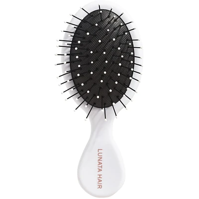 Brosse pour cheveux secs et humides Lunata Detangle Me – Mini blanc