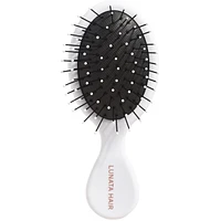 Brosse pour cheveux secs et humides Lunata Detangle Me – Mini blanc