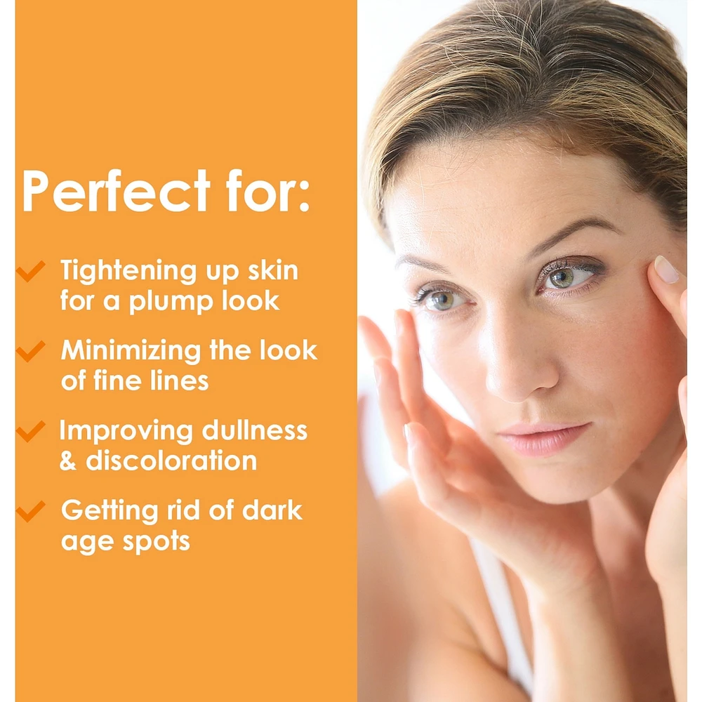 Vitamin C Serum for Face with Hyaluronic Acid & Vitamin E