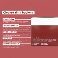 Coffee Body Scrub for Skin Care & Exfoliation Cleanses Dead Skin, Zits & Cellulite